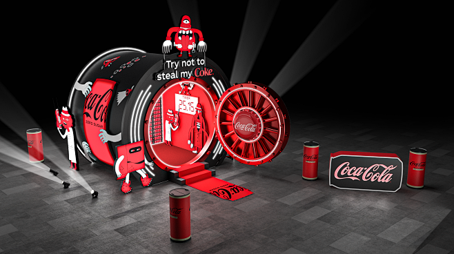 Coca Cola branding  ...
