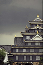 Storm above Okayama Castle (Okayama, Japan)