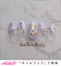 Pretty Gel Nails, Pretty Nail Art, Cute Nails, Glitter Nail Art, Cute Acrylic Nails, Nail Art Diy, Gel Nail Art Designs, Cute Nail Designs, Classy Nails