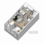 【新提醒】戏构建筑|40㎡,桥屋：一种Loft公寓式住宅的再定义_家居别墅_室内设计联盟 - Powered by Discuz!