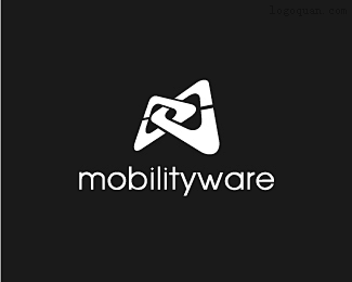 Mobilityware标志 移动设备 ...