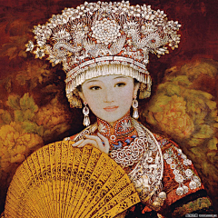 ~小迷糊~采集到中国元素——漆画~版画~岩彩