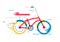 Bicycles: Illustration Series by Daniel González | Inspiration Grid | Design Inspiration