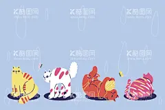 可爱猫猫背景  - 源文件下载【酷图网】猫咪背景,可爱猫猫,宠物猫咪,猫咪,小猫,壁纸