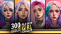 300 Fantasy Girl Concept - Character references
