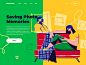 Photo Service Landing Page user experience web design hero illustration photo service landing page web marketing user interface photography photo storytelling character web design studio digital art interface ui ux illustration graphic design design