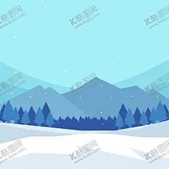 冬天背景 【酷图网】冬天背景,冬日背景,冬日风景,下雪,雪地,寒冷,冬天壁纸,景色,自然季节,冬季,插图,冰天雪地,手绘,卡通,风景地形,