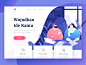 Collaborate landing page : Hi Guys,

Recently I did a landing page exploration for practicing more on my illustration especially the character
--------

Interested to work together? Shoot your business inquiry to hello@paper...