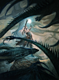 Dragon Swarm, Lucas Graciano : 18x24 Oil on Masonite
© Paizo Publishing