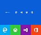 Microsoft Edge LOGO设计 - 视觉同盟(VisionUnion.com)