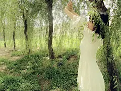 唯美森系伤感的女生图片 倘使我不得不离开你weimeiwo.com
