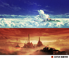 星空漫画堂采集到星空漫画堂- 风景&背景