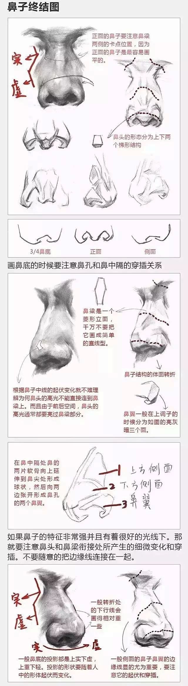 联考素描丨看完这篇文章，再把鼻子画成一条...