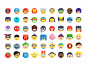 Superheroes And Villains Emoji villains superheroes emoji emoji set icons cute colorful flat 2d character reactions faces