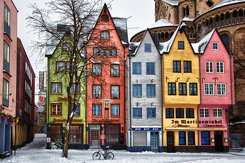 德国富有童话色彩的房子。