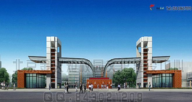 校园校门设计 - 校园文化建设|校园文化...