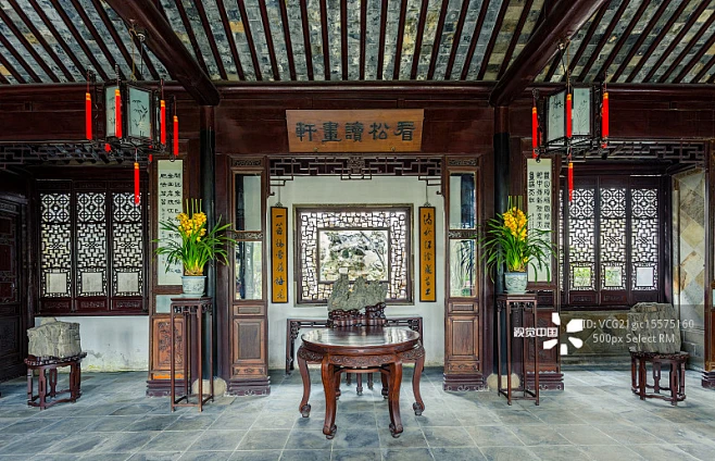 苏州园林建筑内部图片素材-花瓣网