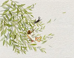 手绘插画2：快乐的童年、温暖的故乡，都在这些手绘插画里