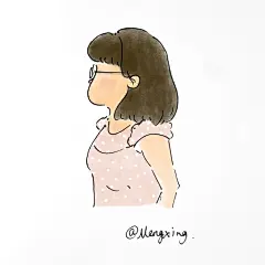 插画头像 | 女孩头像 | 手绘