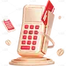 金融理财保险3D立体C4D金币组合元素