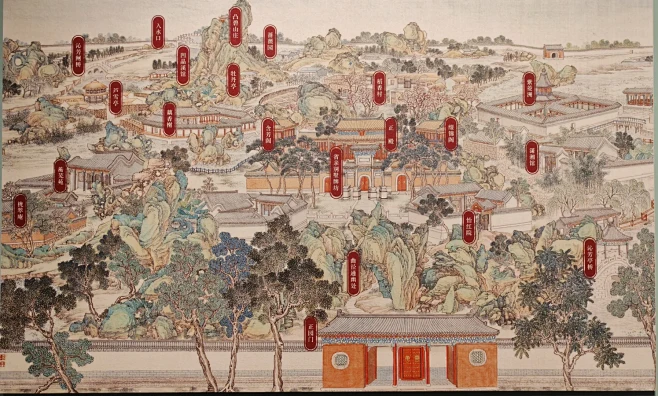 红楼梦 大观园全景图（孙温绘本 ） - 小红书-花瓣网