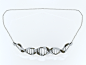 DNA为元素设计的项链（925银+铂金PT950）