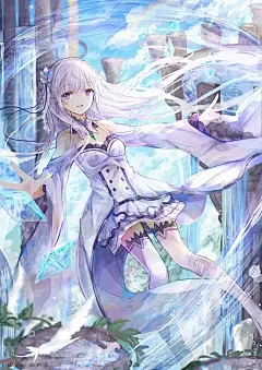 #艾米莉亚碳#二次元，动漫，美少女，萌妹子，壁纸
上传者：泽荷