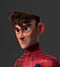 SPIDER-MAN Stylized, Julen Urrutia : I've been working on this project for months during my free time. I had many problems with hair, I lost files and there were some times when I wanted to let it go. 
But I finally finished it! I can't say I'm a real Spi