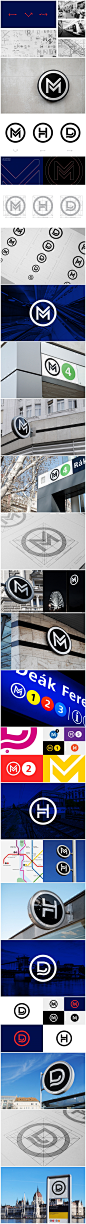 Budapest Public Transport Logos
Centre for Budapest Transport logo series
Metro - M // Suburban Railway - H
Waterborne Public Transport on the river Danube - D
Hidden Characters 2013-14