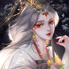 雨探花采集到古风女头像