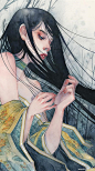 水彩插画