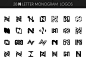 N Letter Logo Bundle Monogram Set by PANTER on @creativemarket