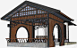 亭子结构廊架高清素材 png 页面网页 平面电商 创意素材 png素材