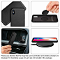 Amazon.com: Zover iPhone X/XS Case Detachable Genuine Leather Wallet Case with Auto Sleep/Wake Function Support Wireless Charging Magnetic Car Mount Holder Kickstand Feature Magnetic Closure Gift Box Black: Cell Phones & Accessories