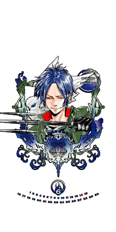 《#家庭教师#》作者天野明绘制的 7月日历壁纸更新
快点给我出第二季啊！！！ ​​​​