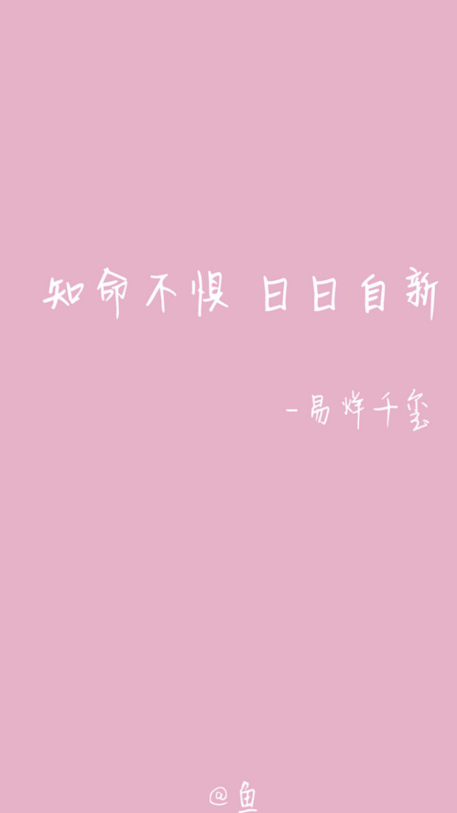 自制易烊千玺语录壁纸y 一些美好or励志文字flowersrain同采自duitang