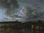 Jacob van Ruisdael - A Landscape with a Ruined Castle and a Church