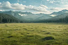 草原秋色精美壁纸