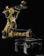 Star Citizen - Robotic Arm, Kyle Bromley : For Star Citizen's "Gold Horizon" FPS level, I was tasked with creating a robotic arm. No concept was provided so I worked closely with the art lead to iterate and refine my design while keeping in mind