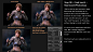 Game Res character (video game) – TUTORIAL, William Paré-Jobin : Scroll down for the Tutorial/Breakdown! This is a low poly character rendered in Marmoset Toolbag 4. The hair cards were placed by hand in Blender and everything sculpted in ZBrush. Low poly