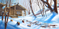 backgrounds for KLONDIKE game on Behance