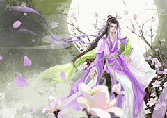 只有七秒记忆的鱼采集到【手绘古风】-男子