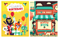 Greetings card design. The right-sided one it’s a version of the previously illustration (right below) with color and dimension amends. North American client.