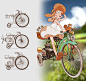 Here they come!! 

#bike #characterdesign #visualdevelopment #personalproject #zevaniart #girl #squirrel #farm #krita