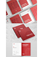 画册封面设计|排版设计|北京红色宣传册设计