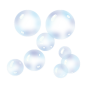 彩色泡泡插图素材透明气泡肥皂水泡