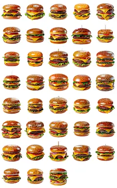 汉堡美食炸鸡店西式快餐菜单食品快餐店海报元素设计png模板素材-淘宝网