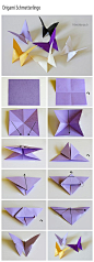 origami butterflies