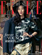 Elle China December 2013 Liu Wen by Li Qi (Editorial) #杂志封面# #平面设计# #排版#