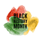 black history month watercolor background. vector - 背景 幅插画文件、美工图案、卡通及图标